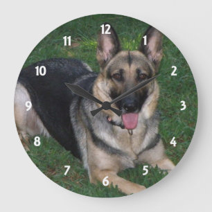 German shepherd: Relógio de Parede