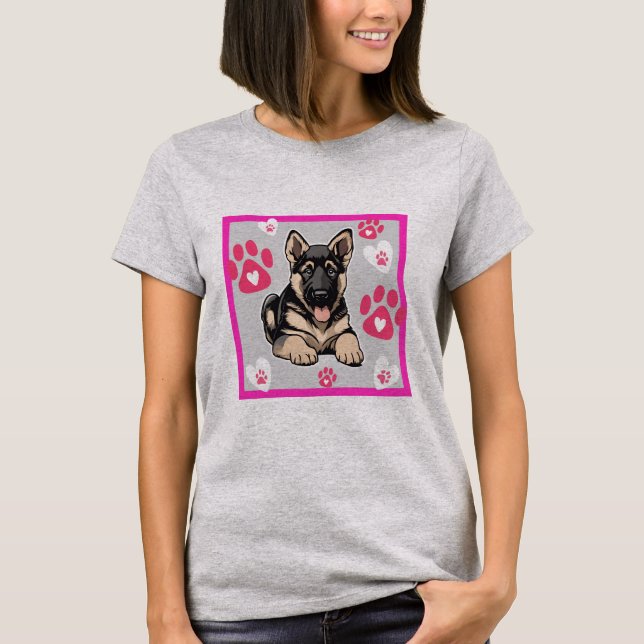 German shepherd T-Shirt (Frente)