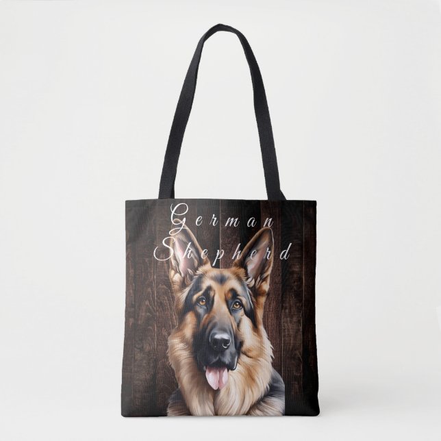 German shepherd Tote Bag (Frente)