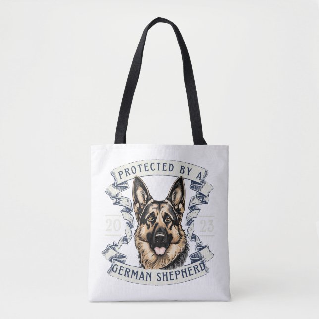 German shepherd Tote Bag (Frente)