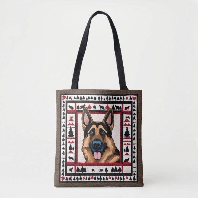 German shepherd Tote Bag (Frente)