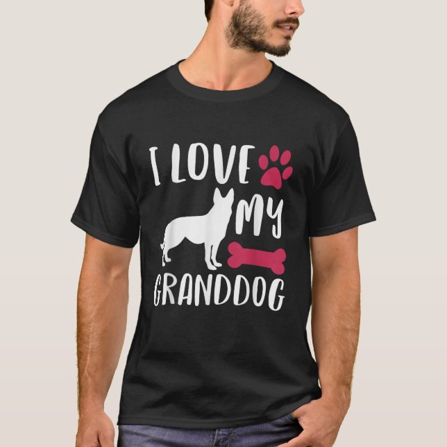 German shepherd Vovô Camisa Vovô (Frente)
