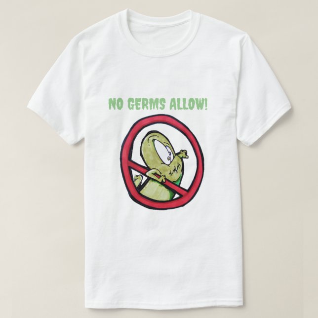 GERMS FREE T-SHIRT (Frente do Design)