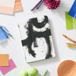 Gesto Onyx - Traços de Tinta Preta<br><div class="desc">Onyx Gesture I de June Erica Vess. Formas e linhas de rascunho espesso criadas de forma semelhante a um traço de tinta,  juntamente com algumas placas de tinta para uma textura adicionada.</div>