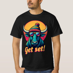 Get Set Bull - t-shirt motivacional Bull