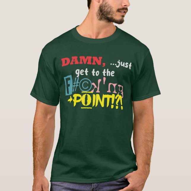 GET to the POINT Dark T-Shirts (Frente)