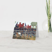 Gettysburg, batalha no cartão de nota 3 do