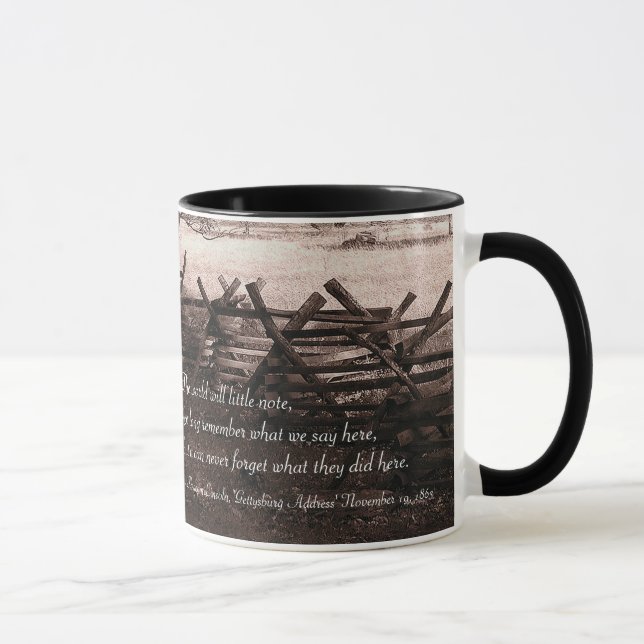 Gettysburg - caneca #2 do campo de batalha (Direita)