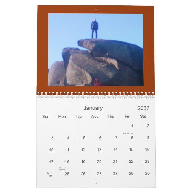 Gettysburg - o antro do diabo - calendário (Jan 2027)