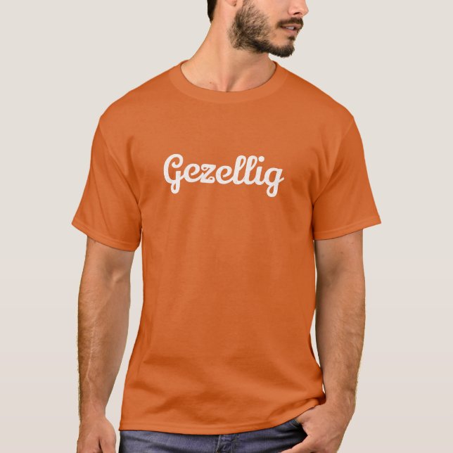 Gezellig em um T-Shirt (Frente)