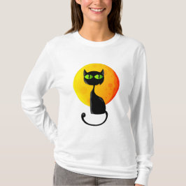 Gft Halloween Black Cat T-Shirts