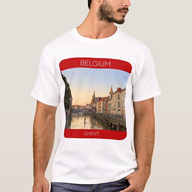 Ghent, Belgium Travel T-Shirt (Frente)