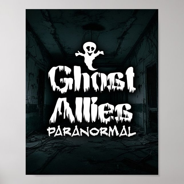Ghost Allies Paranormal Poster (Frente)