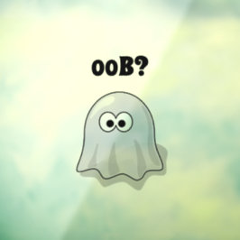 Ghost Confuso Diz "Oob"? Cartoon de Dia de as Brux