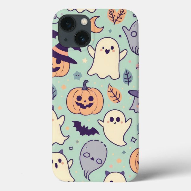 Ghost Cowboy Cute Halloween Boo Western Pas (Verso)