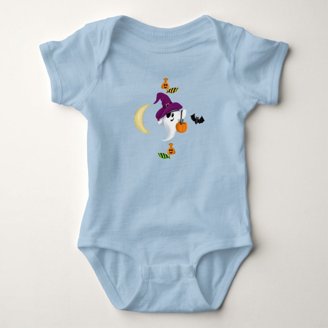 Ghost Halloween baby T-Shirt (Frente)
