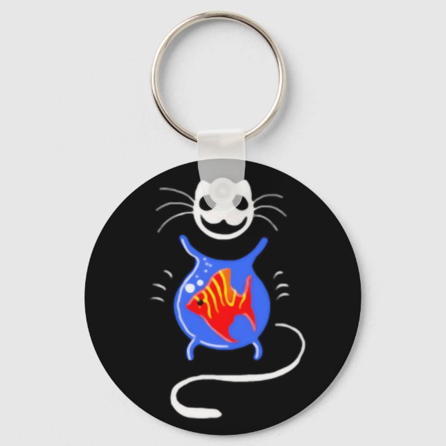 Ghost Kitty Chaveiro (Frente)