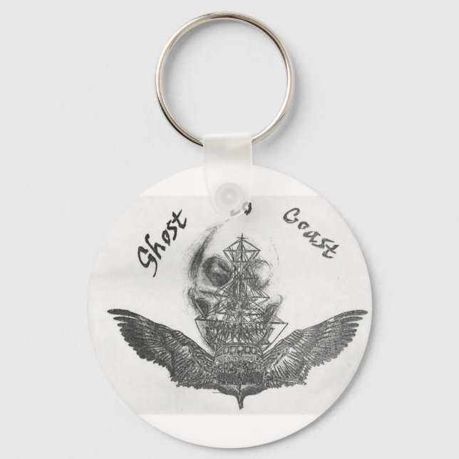 Ghost para chaveiro de nave fantasma costeira (Frente)