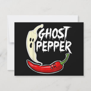 Ghost Pepper Funny Spicy Hot Halloween Peppe