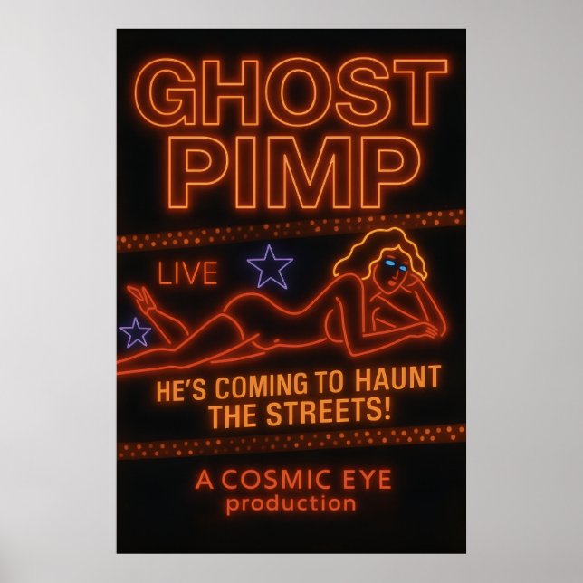 Ghost Pimp Poster (Frente)