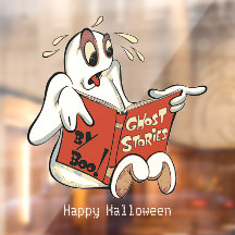 Ghost Stories Halloween Cling