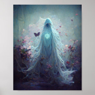 Ghosted Fae Fantasy Art Poster