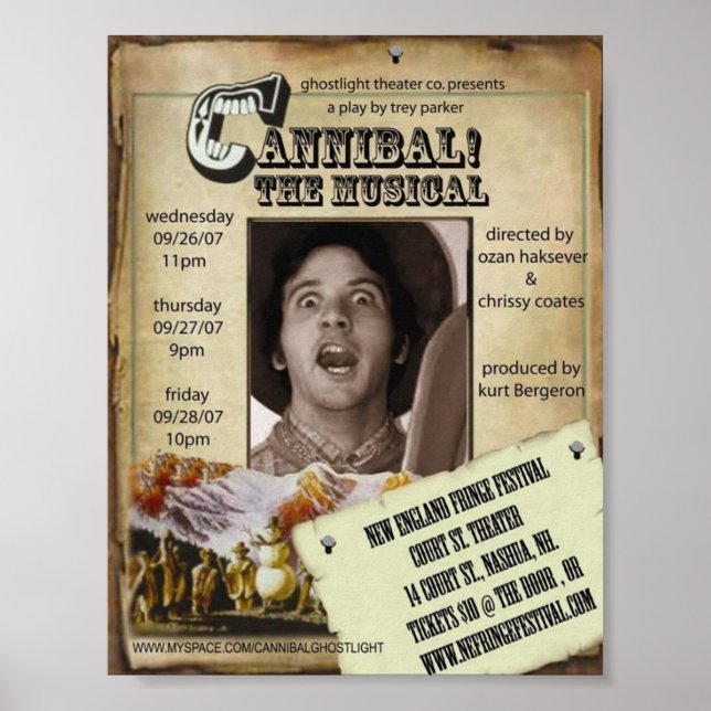 Ghostlight Cannibal, Poster Musical (Frente)