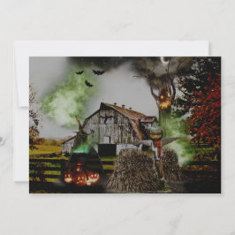 *~* Ghosts Wity Scary Trees HALLOWEEN CARD