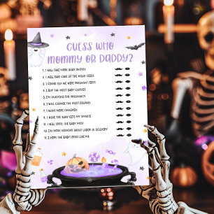 Ghoul Halloween Adivinha quem Mamãe ou Jogo de Pai