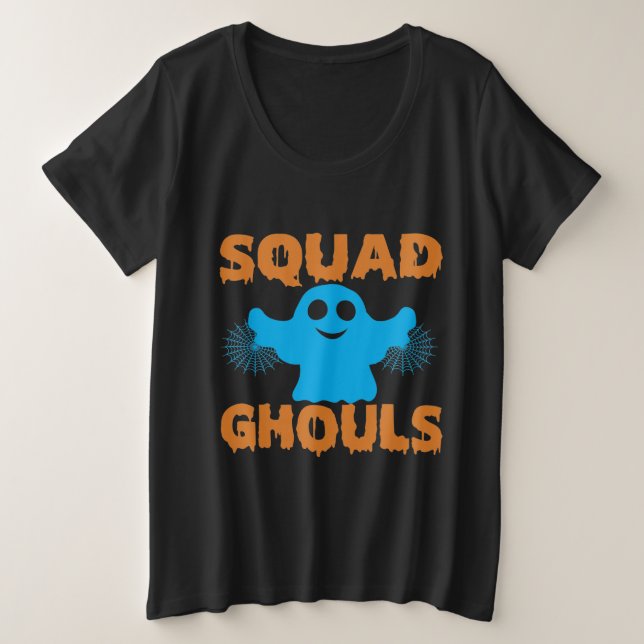 Ghouls De Esquadrão Mais Camisa De Tamanho T (Frente do Design)