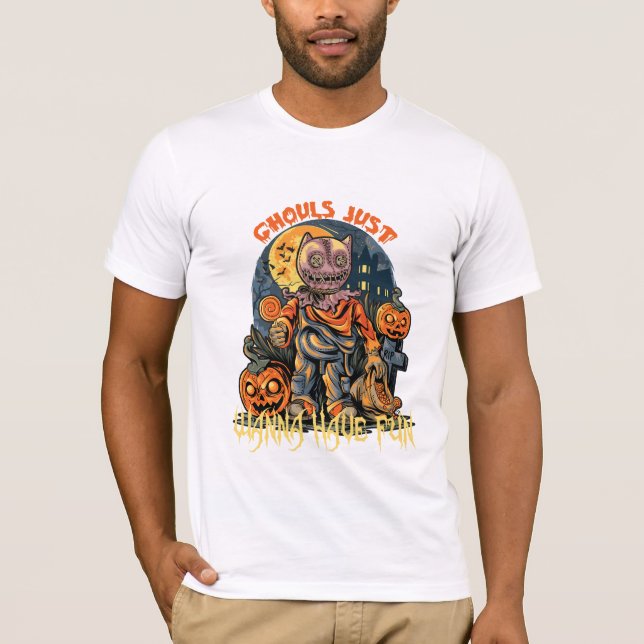Ghouts só quer divertir-se com a camisa do Dia das (Frente)
