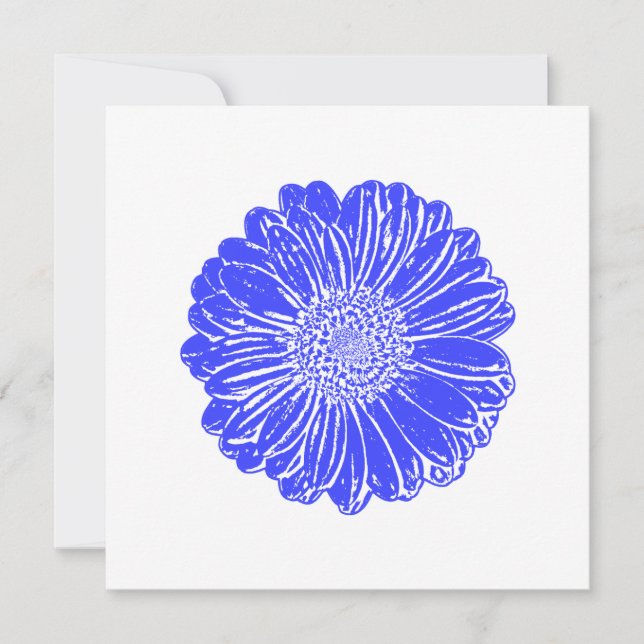 Giant Blue Gerbera Daisy (Frente)