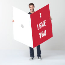 Giant I Love You Cartão com fotos HAMbyWG