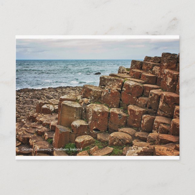 Giants Causeway, Irlanda, Cartão Postal (Frente)