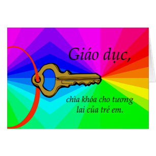 Giao duc, Cartão de Apreciação de Professor em