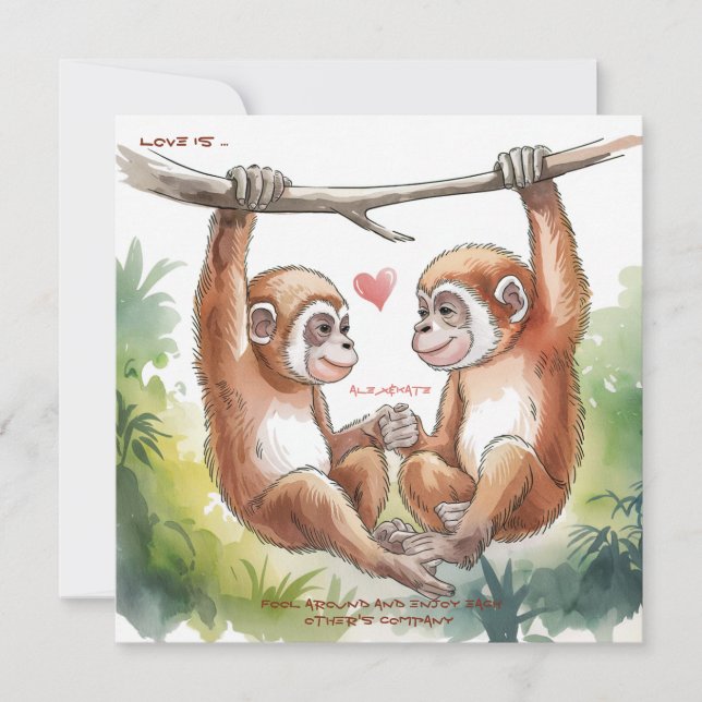 Gibbon Valentines (Frente)