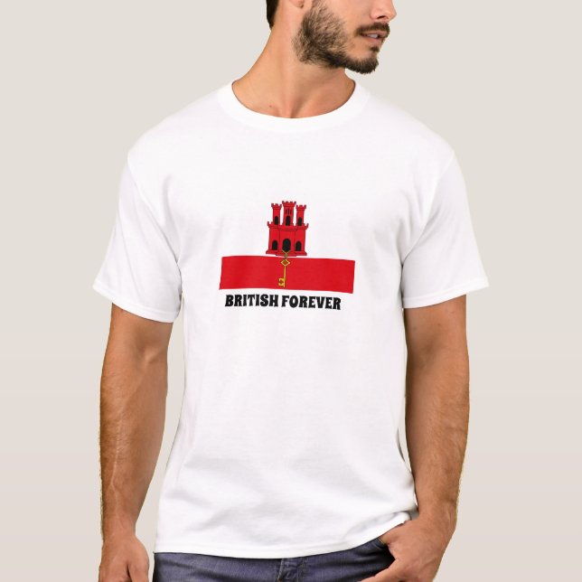Gibraltar British Forever T-shirt (Frente)