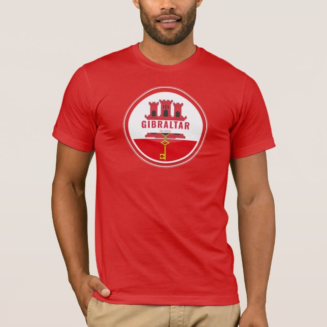 Gibraltar Circular Flag T-Shirt (Frente)