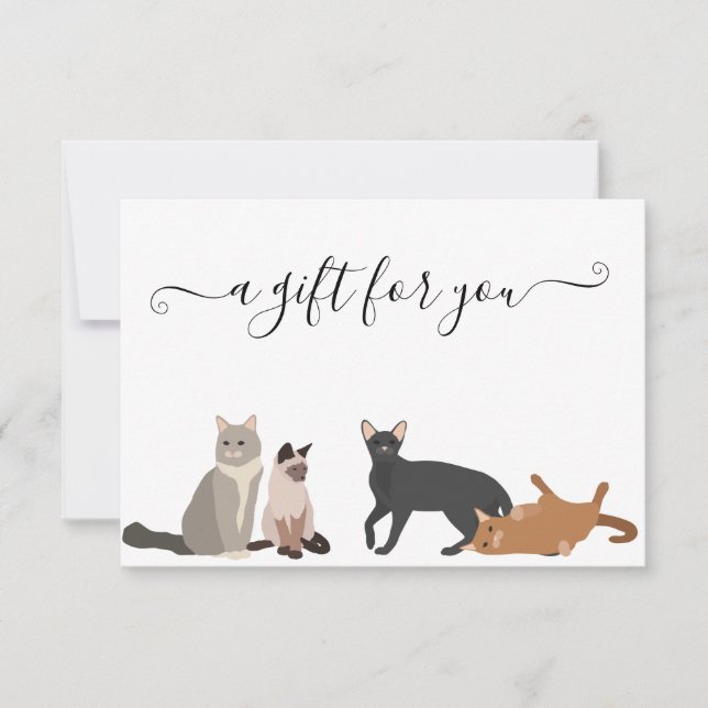 Gift Certificate Cats Pet Business (Frente)