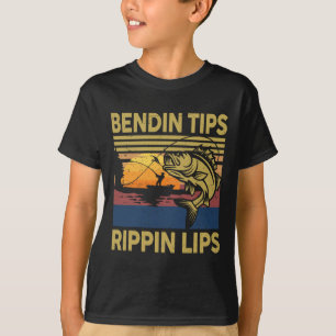 Gift Men Bendin Tips Rippin Lábios Camisa B D