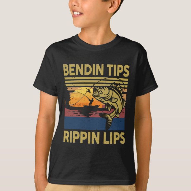 Gift Men Bendin Tips Rippin Lábios Camisa B D (Frente)