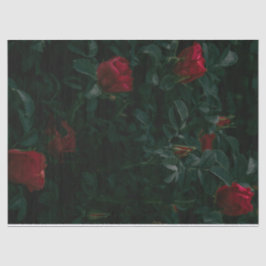 Giftwraping de Decoupage de Papel Tecido do Rosa v