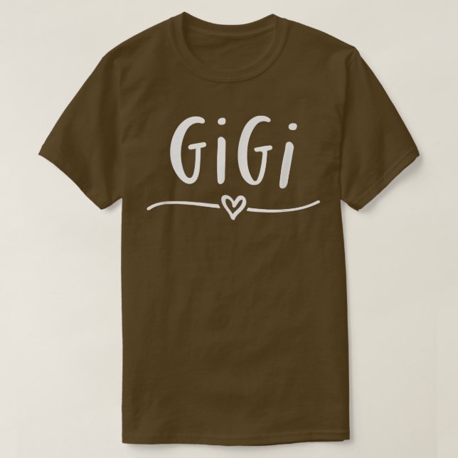 Gigi - Avó presente T-Shirt - Cópia (Frente do Design)