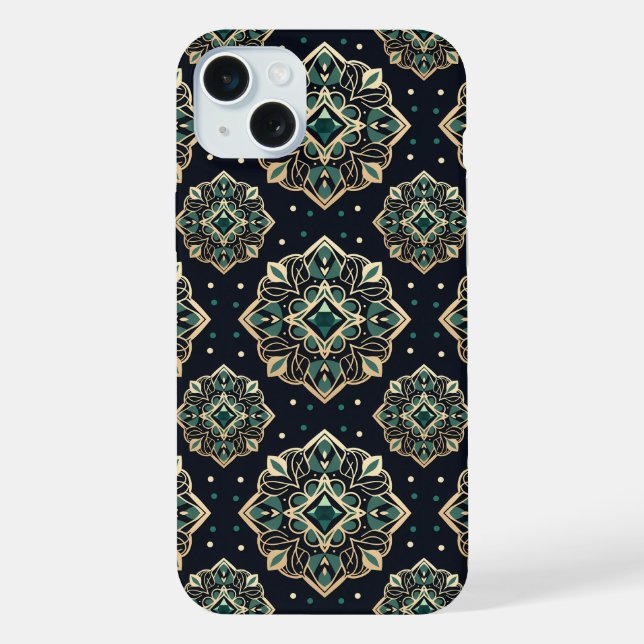 Gilded Emerald Mandala (Verso)