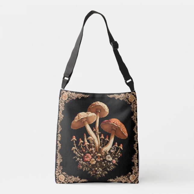 Gilded Mushroom Tote (Verso)