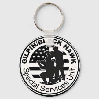 Gilpin/Black Hawk SWAT Chaveiro