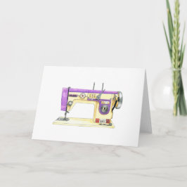 Gimbels Vintage Sewing Machine Vazio Cartão