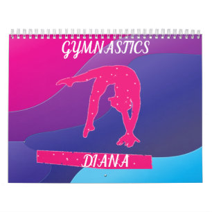 GIMNASTICS COORFUL CALENDÁRIO PERSONALIZADO EM 20