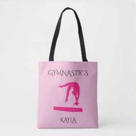 GIMNASTICS TOTE BAG COM NOME PERSONALIZADO!