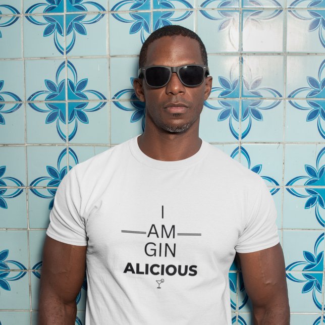 Gin Alicious Mens T-Shirt (Criador carregado)